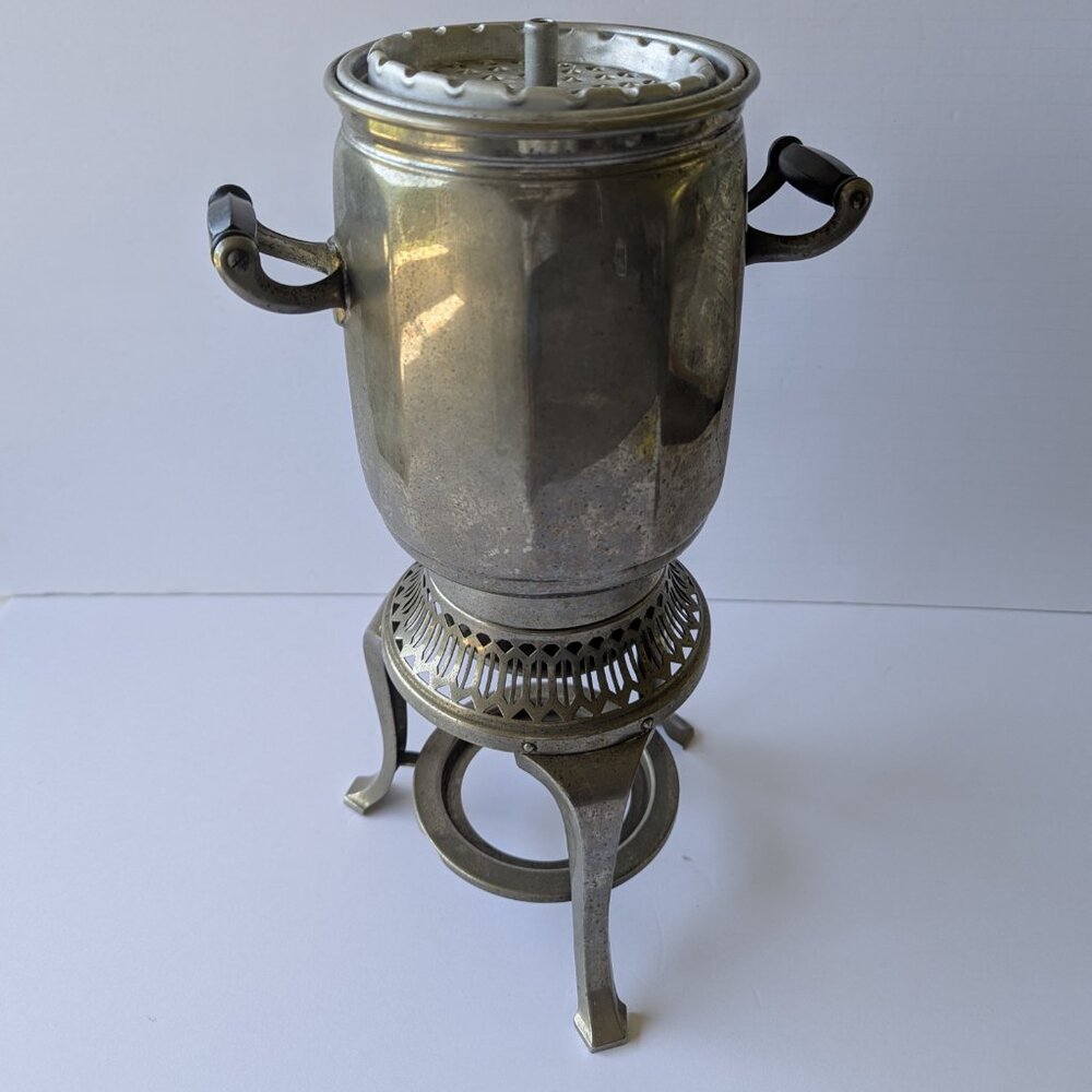 Antique Coffee Percolator Somech Noflen Ladies Association Hebrew 1921 - Picture 12 of 16